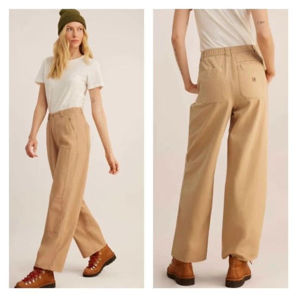 NWT Roark Women’s Passport Pants Camel Caramel Size 26 Size 2 Carpenter